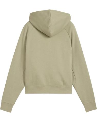 SUDADERA CON CAPUCHA PUMA ESSENTIALS KHAKI PARA HOMBRE NAN