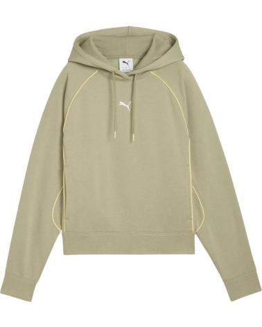 SUDADERA CON CAPUCHA PUMA ESSENTIALS KHAKI PARA HOMBRE NAN