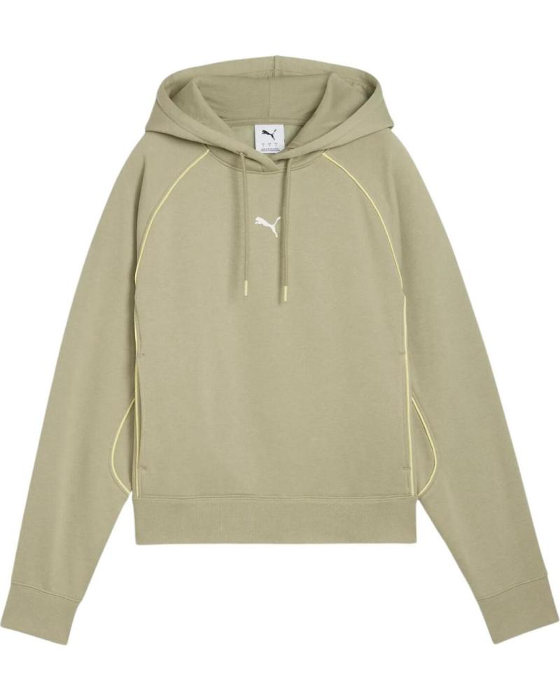 SUDADERA CON CAPUCHA PUMA ESSENTIALS KHAKI PARA HOMBRE NAN
