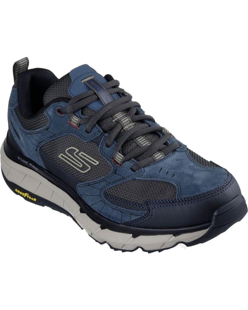 SKECHERS 237755 – FREIZEIT-SNEAKER AUS WILDLEDER IN MARINEBLAU AZUL MARINO