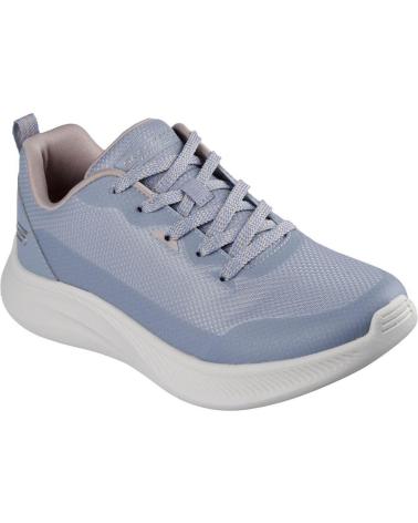 SKECHERS SCARPE CASUAL MODELLO 117730 AZZURRO AZUL CELESTE