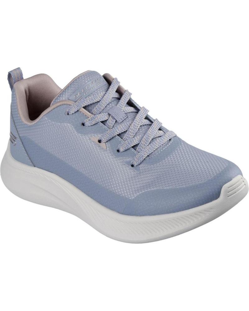SKECHERS SCARPE CASUAL MODELLO 117730 AZZURRO AZUL CELESTE