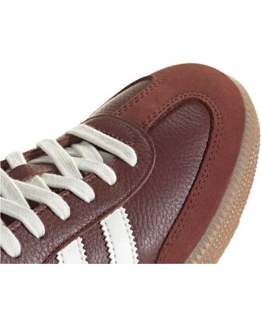 BASKETS ADIDAS SAMBA OG JR0892 BORDEAUX AVEC DÉTAILS OFF-WHITE ET SEMELLE GOMME BROWN