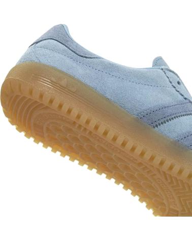 ADIDAS SNEAKERS BERMUDA JS3974 AZZURRO SUOLA CARAMELLO LIGHT BLUE