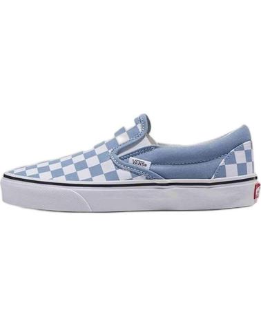 VANS OFF THE WALL SLIP-ON DAMIER BLEU AZUL