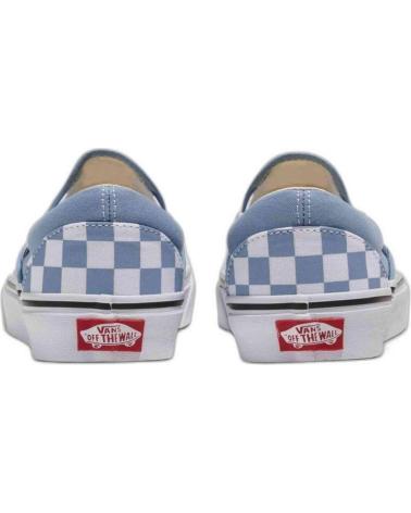 VANS OFF THE WALL SLIP-ON DAMIER BLEU AZUL