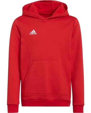 ADIDAS SUDADERA ROJA CON CAPUCHA JUNIOR ROJO