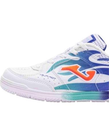 JOMA SAPATILHAS FUTSAL BRANCO/AZUL JÚNIOR BLANCO