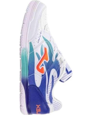 JOMA SAPATILHAS FUTSAL BRANCO/AZUL JÚNIOR BLANCO