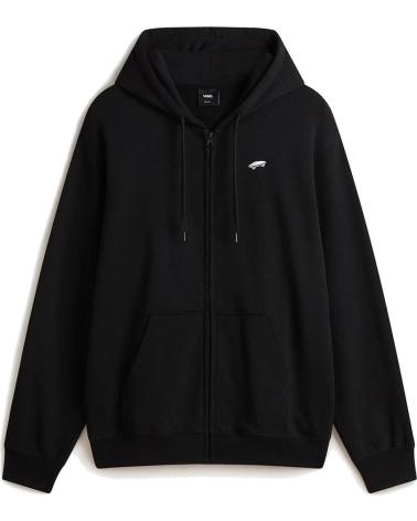 VANS OFF THE WALL FELPA CON CAPPUCCIO SALTON LOOSE FIT FULLZIP PULLOVER NERA NEGRO