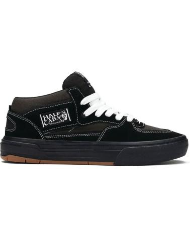 TÊNIS VANS OFF THE WALL SKATE HALF CAB WAFFLECUP PRETO BLACK ASPH NAN