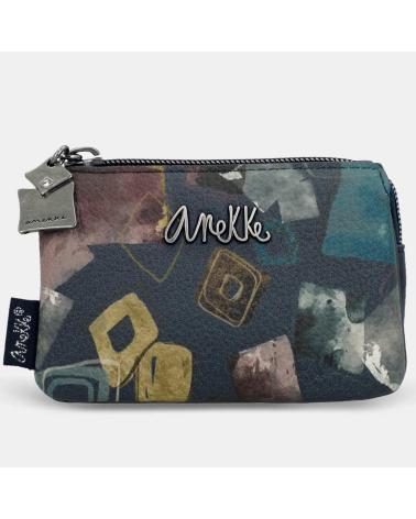 ANEKKE EVOLUTION BLUE COIN PURSE WITH 3 COMPARTMENTS 41779-010 AZUL