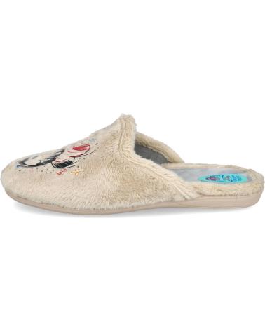 L&R SHOES NATALIA 5036 HAUSSCHUHE BEIGE MINNIE MOUSE BEIGE