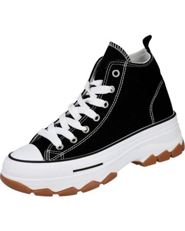 L&R SHOES TF3779 SNEAKERS ALTE NERE NEGRO