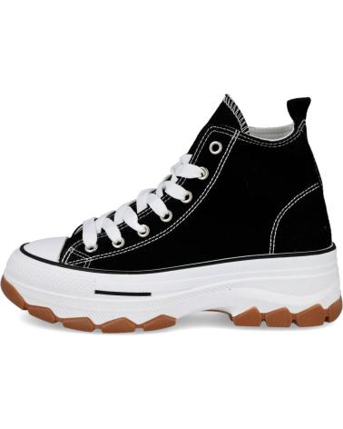 L&R SHOES TF3779 SNEAKERS ALTE NERE NEGRO