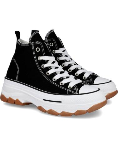 L&R SHOES TF3779 SNEAKERS ALTE NERE NEGRO