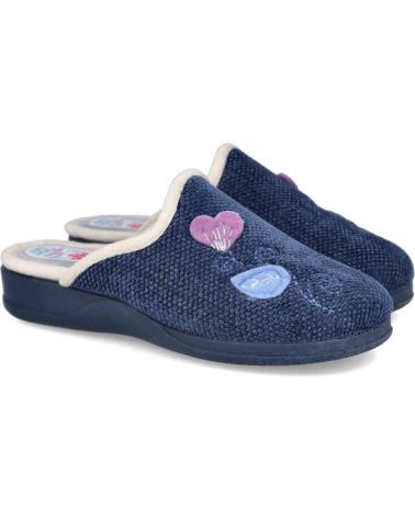 L&R SHOES NATALIA 8003 PANTOFOLE DA CASA BLU MARINO MARINO