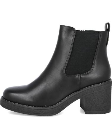 STIVALETTI CON TACCO L&R SHOES TF8912 NERI NEGRO