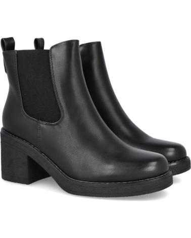 BOTTINES À TALON L&R SHOES TF8912 NOIRES NEGRO