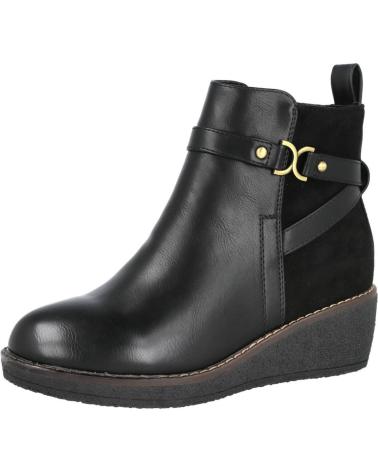 STIVALETTI CON ZEPPA L&R SHOES TF8917 NERI NEGRO