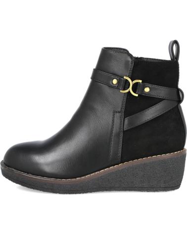 STIVALETTI CON ZEPPA L&R SHOES TF8917 NERI NEGRO
