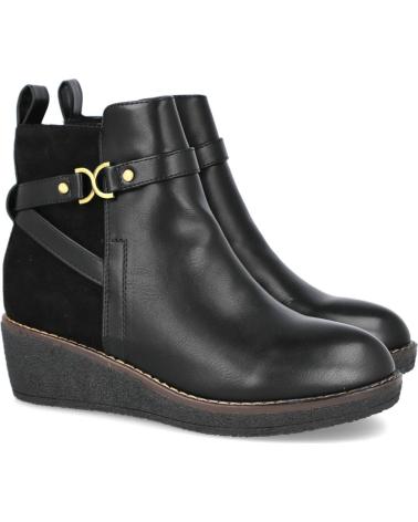 STIVALETTI CON ZEPPA L&R SHOES TF8917 NERI NEGRO