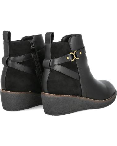 STIVALETTI CON ZEPPA L&R SHOES TF8917 NERI NEGRO