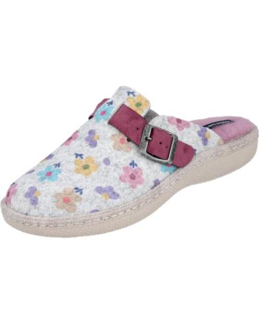 PINTURINES C-363 - PANTOFOLE GRIGIE CON STAMPA FLOREALE GRIS