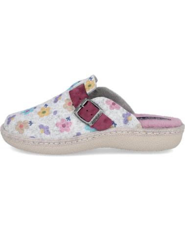 PINTURINES C-363 - PANTOFOLE GRIGIE CON STAMPA FLOREALE GRIS
