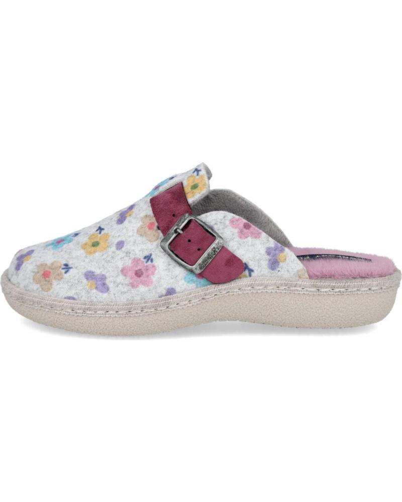 PINTURINES C-363 - PANTOFOLE GRIGIE CON STAMPA FLOREALE GRIS
