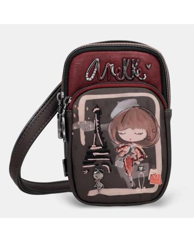 ANEKKE MINI BORSA A TRACOLLA MADEMOISELLE 41803-907 CON TASCA MARRONE MARRON