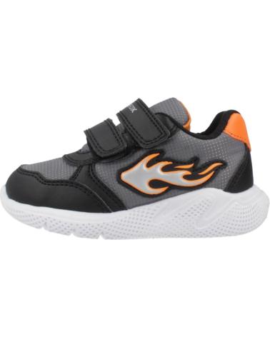 GEOX TÊNIS B SPRINTYE C0038 INFANTIL PRETAS C0038