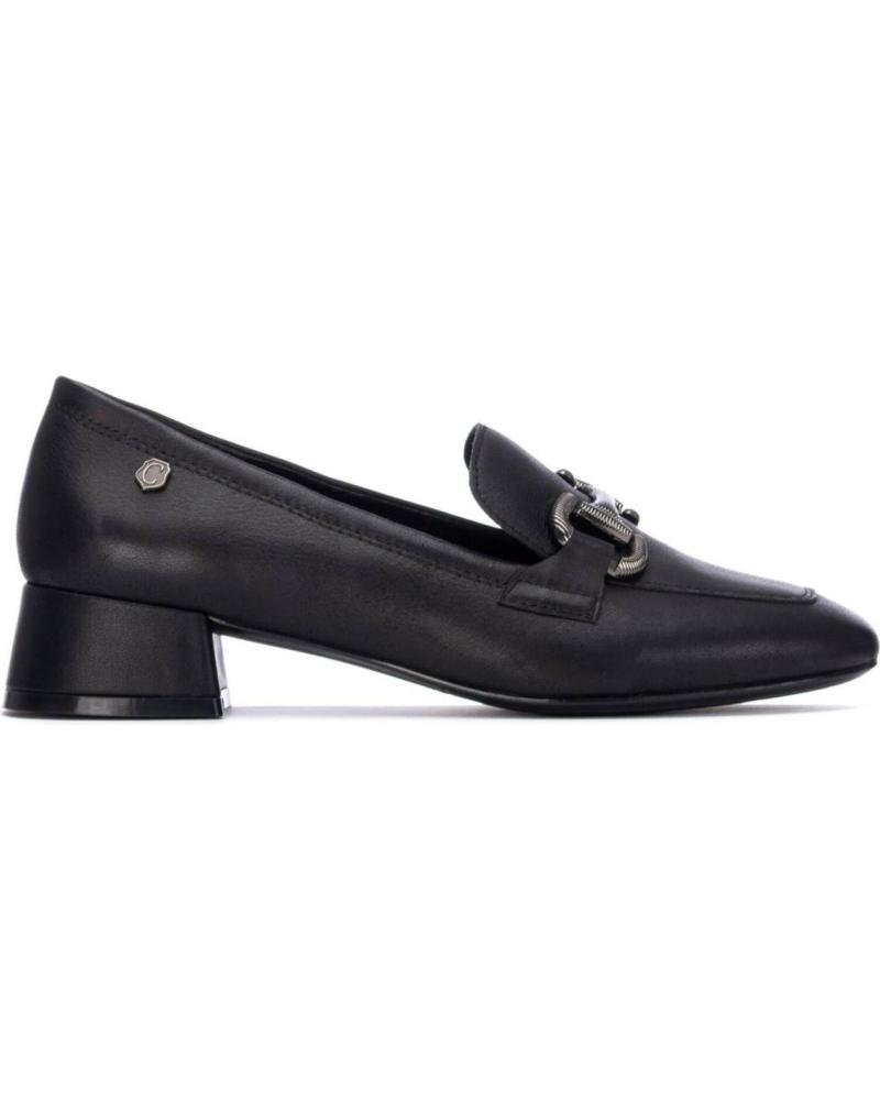 MOCASSINI IN PELLE NERI CARMELA 162539 NEGRO