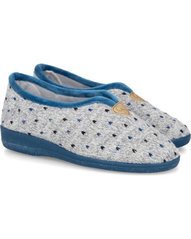 L&R SHOES NATALIA 590 PANTOFOLA CHIUSA STAMPA JEANS JEANS
