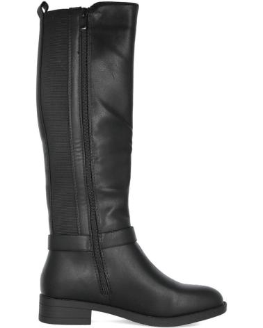 L&R SHOES FLACHE STIEFEL TF8711 SCHWARZ NEGRO