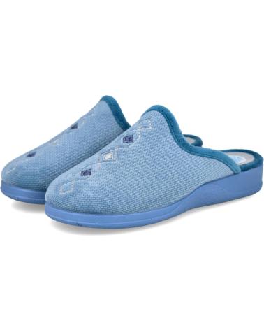 L&R SHOES NATALIA 8033 PANTOFOLE DA CASA BLU AZUL