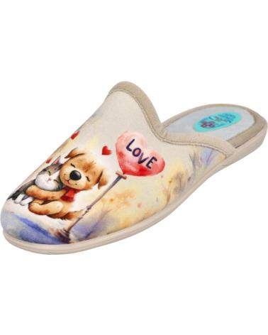 PANTOFOLE L&R SHOES NATALIA 5006 BEIGE BEIGE