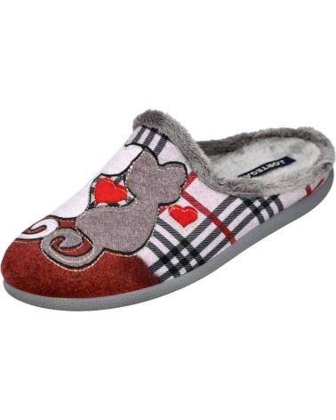 PINTURINES 1939 - PANTOFOLE GRIGIE CON DESIGN GRIS