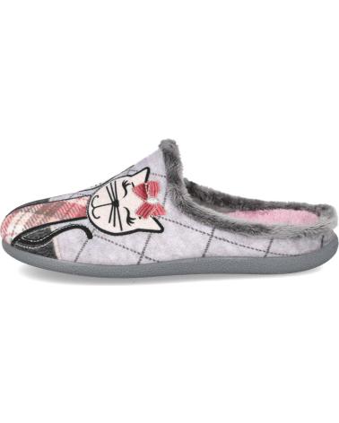 PINTURINES 1938 - PANTOFOLE GRIGIE CON ADORABILE DESIGN DI GATTI GRIS
