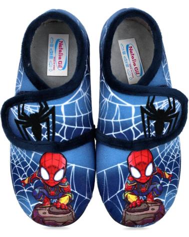 CHAUSSONS FERMÉS ENFANT L&R SHOES NATALIA 7830 SPIDER-MAN MARINE MARINO