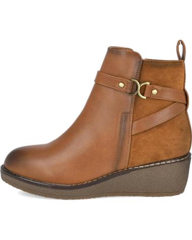BOTTINES COMPENSÉES L&R SHOES TF8917 CAMEL CAMEL