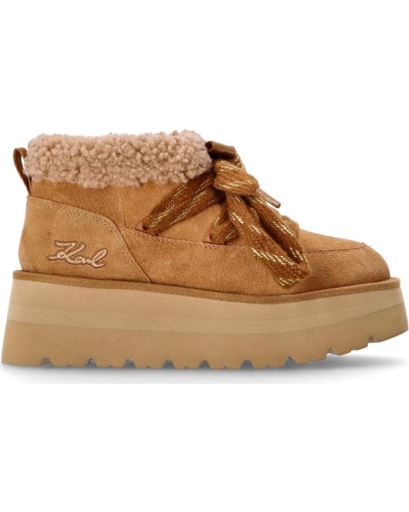 STIVALETTI KARL LAGERFELD SKYLAR LO PULL ON IN PELLE CUERO