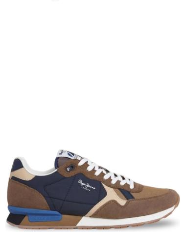 BASKETS PEPE JEANS BRIT COLORS MARRON MARRON