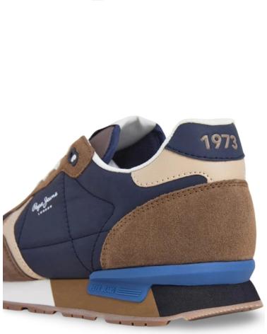BASKETS PEPE JEANS BRIT COLORS MARRON MARRON