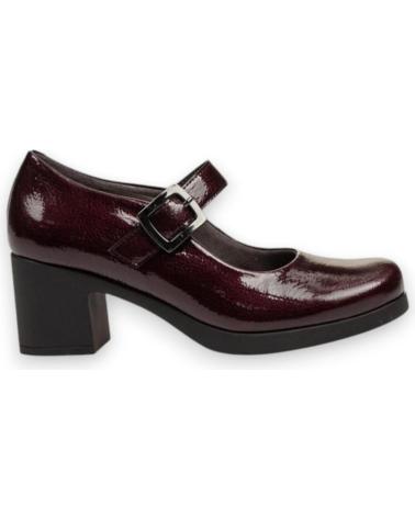 PITILLOS 30100 SAPATOS DE SALTO COM FIVELA BORDÔ ROJO