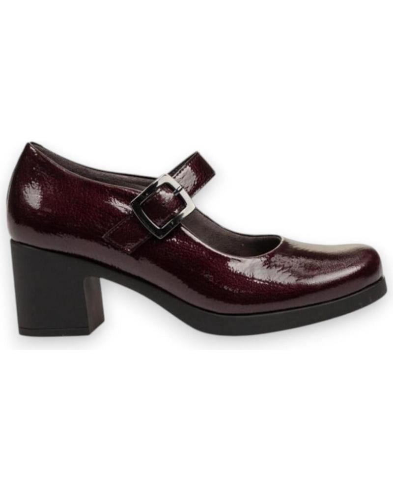 PITILLOS 30100 SAPATOS DE SALTO COM FIVELA BORDÔ ROJO