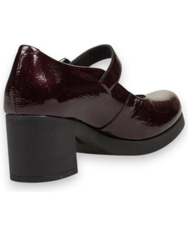 PITILLOS 30100 SAPATOS DE SALTO COM FIVELA BORDÔ ROJO
