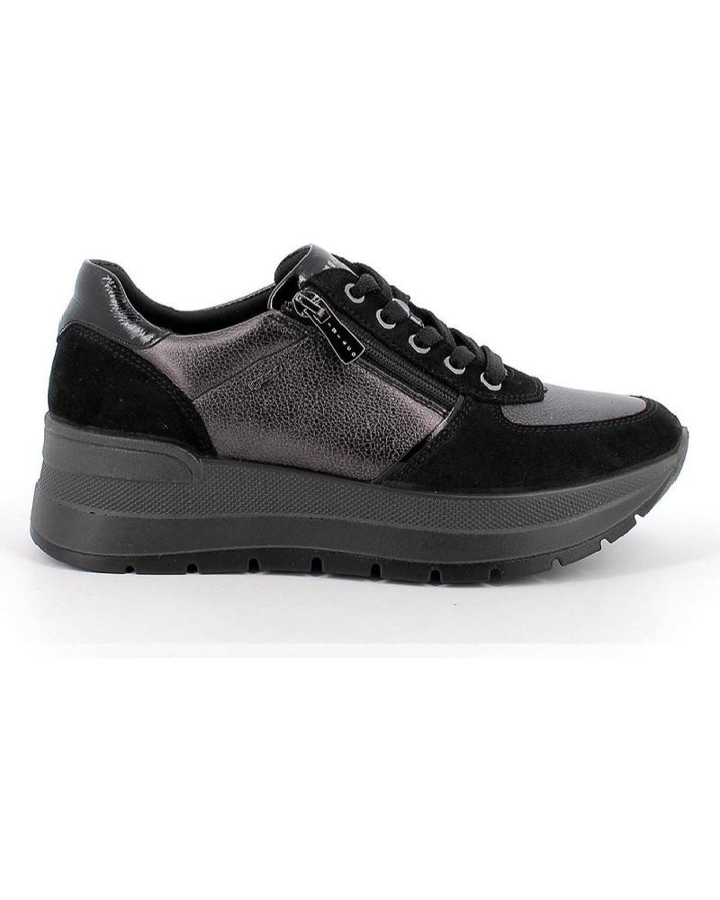SNEAKERS URBANE IGI&CO SCAM SU-FIO BOT 8677500 NERE NEGRO