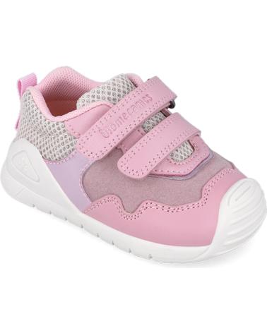 SCARPA SPORTIVA BIOMECANICS 251110 METALLIZZATO ROSA/LILLA CON VELCRO MISTB391