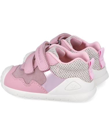 SCARPA SPORTIVA BIOMECANICS 251110 METALLIZZATO ROSA/LILLA CON VELCRO MISTB391